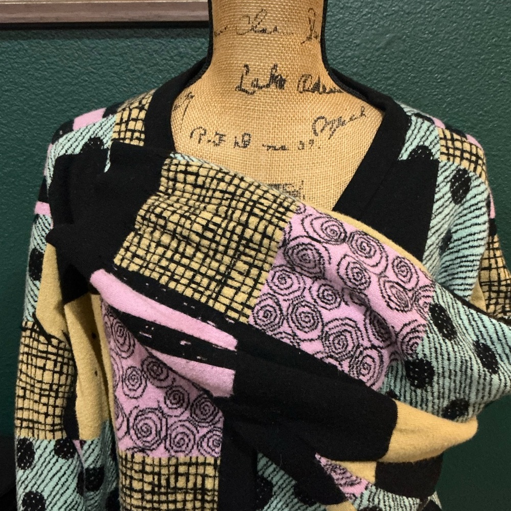 Torrid Multicolor Patchwork Cardigan - image 3